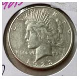 1923-S Peace dollar