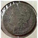 1879-O Morgan silver dollar