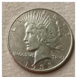 1925 Peace dollar