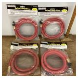 4 NEW Swivel Whip hoses