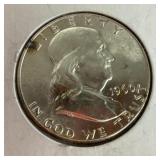 1960 Franklin half dollar