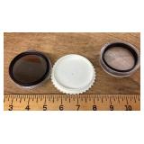 Canon close-up and polarizer camera lenses