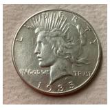 1935 Peace dollar
