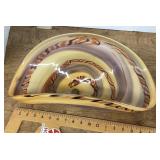 Viz Glass centerpiece bowl