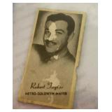 Vending scale collector card --Robert Taylor