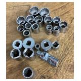 Assorted sockets