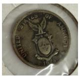 1944 Philippines 50 Centavo coin