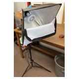 Photo Basics photography lamp on adjustable tripod