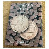 Lincoln penny collector book