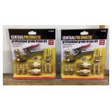 2 NEW Central Pneumatic pro grade brass kits