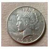 1922 Peace dollar