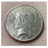 1925 Peace dollar