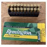 Remington 243 Winchester rifle ammo missing one