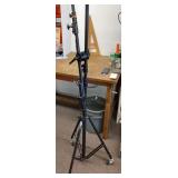 Smith Victor adjustable camera tripod on wheels