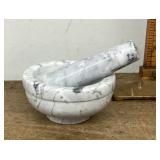 Marble mortar & pestle