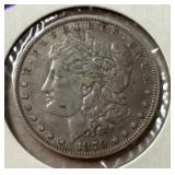 1879-O Morgan silver dollar