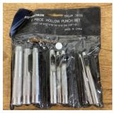Pittsburgh 8-piece hollow punch partial set