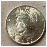 1922 Peace dollar