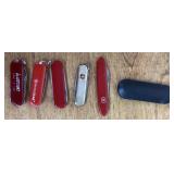 6 pocket knives