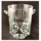 Heavy lead crystal ice bucket