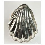 Sterling silver shell ring