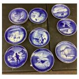 12 Royal Copenhagen plates