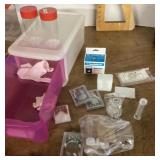 Coin collecting/storage in plastic drawer