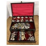 Jewelry box and contents