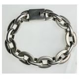 Horatio de la Parra heavy sterling link bracelet