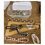 Group of costume jewelry