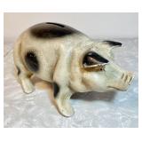 Cast iron pig bank