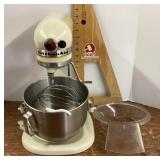 KitchenAid stand mixer with accessories