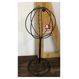 Metal hat stand