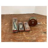 Fishing reel and lures