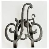 Apollo sterling letter "A" napkin clip