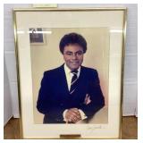 14x19 Framed photo of Johnny Mathis