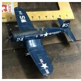 Heavy diecast airplane