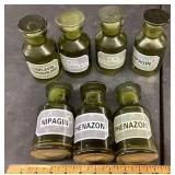 7 pharmacy bottles