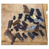 Group of assorted pistol grips