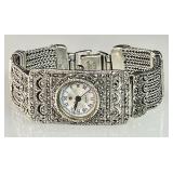 Sterling marcasite ladies