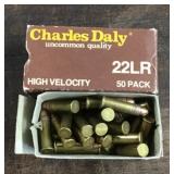 Partial box of 22 long rifle ammo