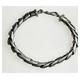 Heavy sterling silver bracelet