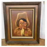 Signed painting on canvas 1975