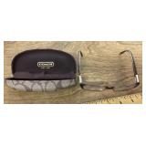 Coach Fionna eyeglasses and case