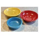 3 Fiesta serving bowls