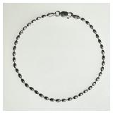 Milor sterling silver bead link bracelet
