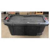 Husky 45-gallon latch & stack tote with wheels