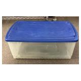 Rubbermaid clear storage box