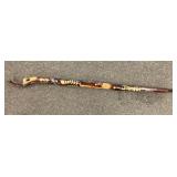 Jamaica souvenir walking stick --42" long