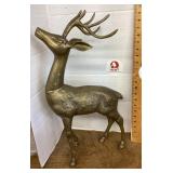 Large brass deer